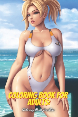 Coloring Book For Adults Coloring Book For Men 60 Pin Up Girl