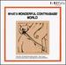 What a Wonderful Contrabass' World!