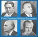 Four Famous Italian Baritones