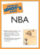 Complete Idiot's Guide to the NBA