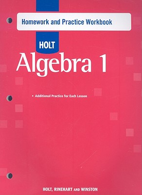 Holt california algebra 1 homework help