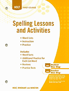 elements of literature grade 7 spelling lessons and activities holt element