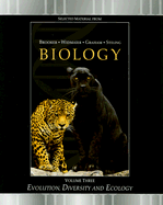 Selected Material from Biology Volume Three: Evolution, Diversity, and Ecology