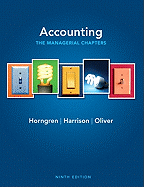 Accounting: The Managerial Chapters