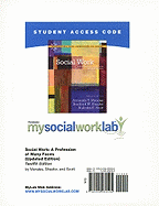 Mysocialworklab -- Standalone Access Card -- For Social Work: A Profession of Many Faces