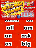 High Frequency Level 1 Word Wall Words