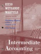 Intermediate Accounting Working Papers, Volume 2: Chapters 15-24