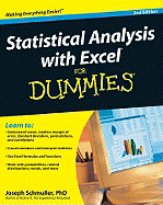Statistical Analysis with Excel for Dummies by Joseph Schmuller (Used ... Statistical Analysis with Excel for Dummies by Joseph Schmuller (Used ...