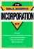The Small Business Incorporation Kit