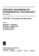 Stevens' Handbook of Experimental Psychology, 2 Volume Set