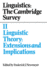 Linguistics: The Cambridge Survey: Linguistic Theory - Extensions and Implications v. 2
