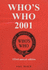 Who's Who 2001