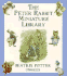 The Peter Rabbit miniature library.