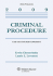 Criminal Procedure, 2009 Case and Statutory Supplement