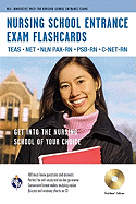 Nursing School Entrance Exams Flashcard Book Premium Edition W/CD-ROM