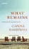 What Remains: A Memoir of Fate, Friendship & Love