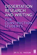 Dissertation Research and Writing for Construction Students