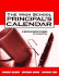 The High School Principal's Calendar: A Month-By-Month Planner for the School Year