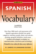 Spanish Vocabulary Spanish Vocabulary