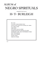 album of negro spirituals low voice