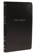 nkjv thinline reference bible leather look black red letter edition comfort