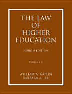 The Law of Higher Education