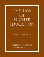 The Law of Higher Education