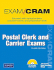 Postal Clerk and Carrier Exam Cram