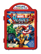 Marvel Heroes Super Origins Book & Magnetic Playset