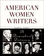 American Women Writers: A Biographical Dictionary