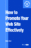 How to promote your web site effectively