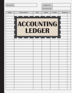 accounting ledger an accounting notebook for bookkeeping record book