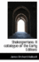 Shakesperiana. a Catalogue of the Early Editions