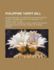 Philippine Tariff Bill; Hearings Before the Committee on Ways and Means, House of Representatives, 61st Congress, 1st Session. April 20, 1909
