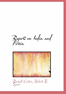 Report on India and Persia