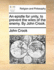 An Epistle for Unity, to Prevent the Wiles of the Enemy. by John Crook.