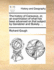The History of Carausius, Or, an Examination of What Has Been Advanced on That Subject by Genebrier and Stukely. ...