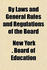 By Laws and General Rules and Regulations of the Board