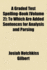 A Graded Test Spelling-Book. to Which Are Added Sentences for Analysis and Parsing