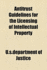 Antitrust Guidelines for the Licensing of Intellectual Property