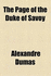 The Page of the Duke of Savoy