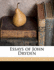 Essays of John Dryden