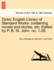 Dicks' English Library of Standard Works: Containing Novels and Stories, Etc. Edited by P. B. St. John. No. 1-26.