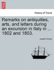 Remarks on Antiquities, Arts, and Letters During an Excursion in Italy in ... 1802 and 1803.
