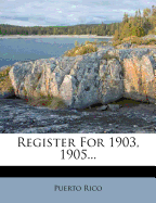 Register for 1903, 1905...
