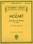 sonata in e minor for violin and piano k304