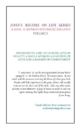John's Recipes on Life Series: A Man, a Woman, and Reckless Love - Volume 2
