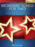 broadway songs for two violins easy instrumental duets