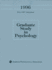 Graduate Study in Psychology