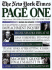 Page One: The New York Times: Major Events 1900-1998 as Presented in the New York Times